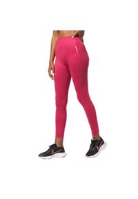 Legginsy bezszwowe damskie Carpatree Phase Seamless. Kolor: czerwony