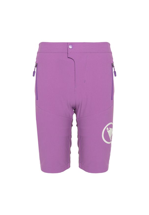 ENDURA - Spodenki rowerowe dziecięce Endura MT500 Jr Burner Short. Kolor: fioletowy
