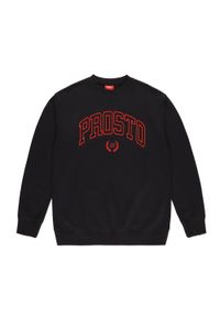 Prosto - Bluza męska PROSTO Crewneck Varsity. Kolor: czarny