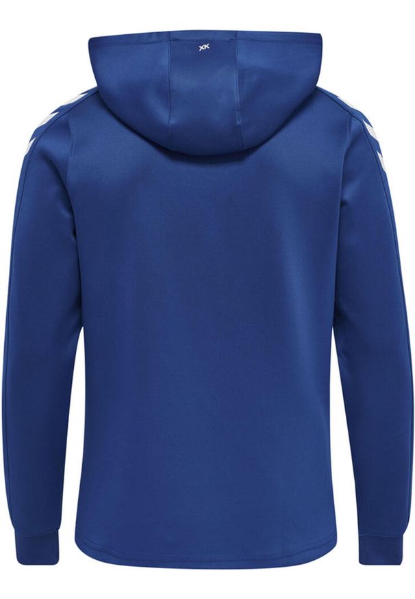 Bluza do piłki ręcznej dla dorosłych Hummel hml CORE XK poly z kapturem. Typ kołnierza: kaptur. Kolor: niebieski, wielokolorowy, biały. Sport: piłka ręczna