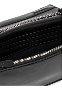 Calvin Klein Torebka Ck Metallic Wallet On Chain LV04F3320G Czarny. Kolor: czarny. Materiał: skórzane #4