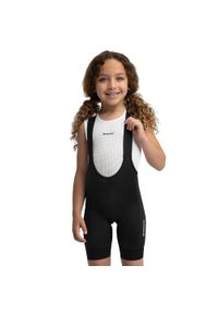 SIROKO - Dziewczęce spodenki rowerowe z szelkami Kolarstwo Siroko K-Core Parkway Black. Kolor: czarny. Materiał: poliester, elastan. Długość: krótkie. Sport: kolarstwo #1