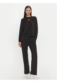 Hugo Spodnie piżamowe Snoozie 50523406 Czarny Regular Fit. Kolor: czarny. Materiał: syntetyk #2