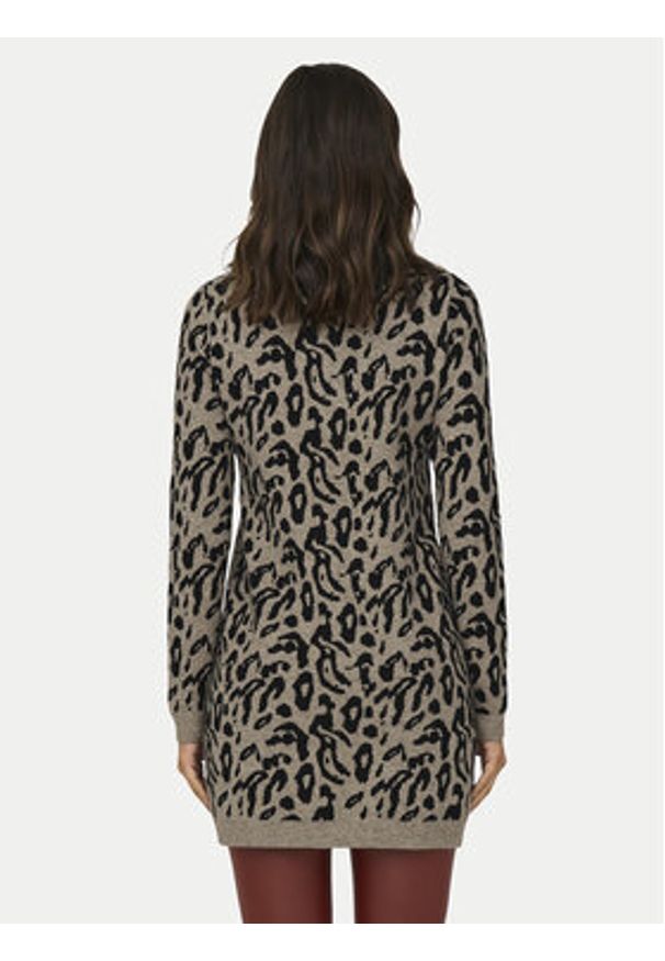 only - ONLY Sukienka dzianinowa Jenni 15321988 Beżowy Regular Fit. Kolor: beżowy. Materiał: syntetyk