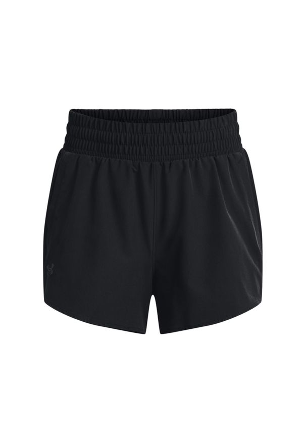 Damskie Szorty z tkaniny 3 w 1 Under Armour Flex. Kolor: czarny. Materiał: tkanina. Sport: fitness