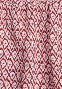 Renee - Różowo-Czerwone Szerokie Spodnie z Wiskozy z Marszczoną Gumką w Talii Mellody. Kolor: różowy. Materiał: wiskoza. Styl: boho #3