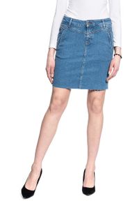 Mustang - SPÓDNICA JEANSOWA MUSTANG LAURA SKIRT 1010932 5000 586. Materiał: jeans