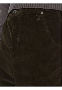 AMI PARIS - AMI Paris Spodnie materiałowe HTR102 CO0089 Brązowy Regular Fit. Kolor: brązowy. Materiał: sztruks #5