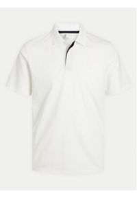 Jack & Jones Polo Crodney 12251180 Biały Regular Fit. Typ kołnierza: polo. Kolor: biały. Materiał: bawełna, syntetyk #2