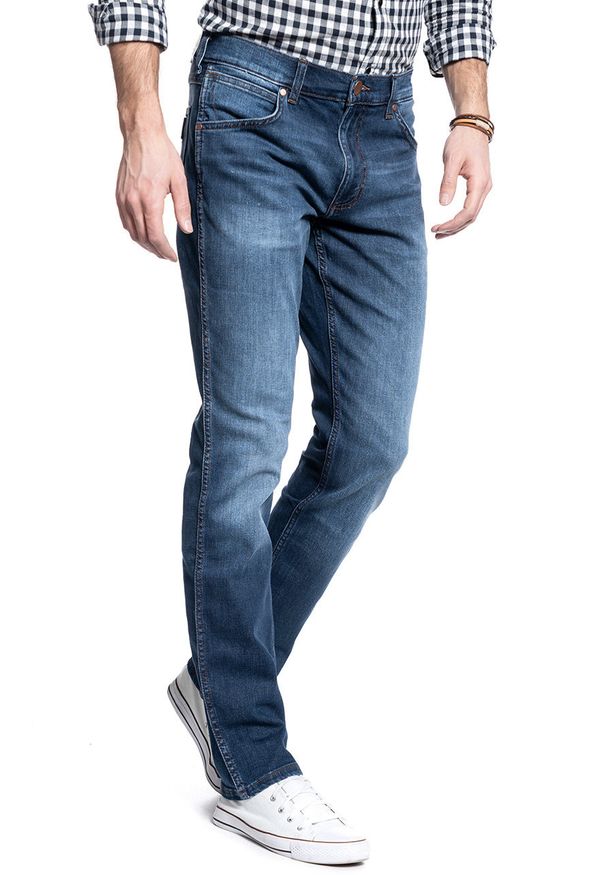 Wrangler - WRANGLER SPODNIE MĘSKIE GREENSBORO COOL POOL W15QE280W 112126891