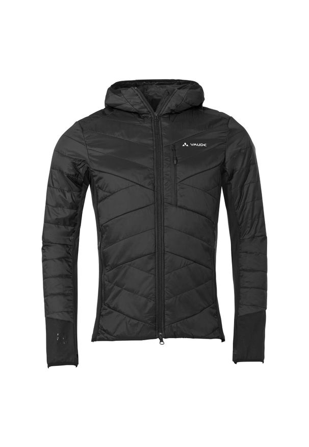 Vaude - Kurtka z kapturem VAUDE Sesvenna IV. Typ kołnierza: kaptur. Kolor: czarny. Materiał: puch. Sezon: zima. Sport: narciarstwo