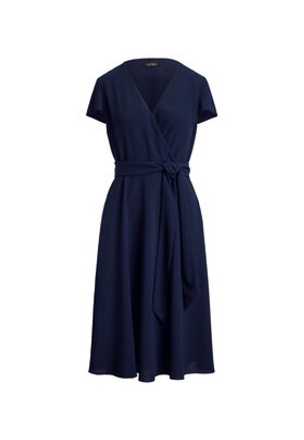 Lauren Ralph Lauren - LAUREN RALPH LAUREN Sukienka koktajlowa 200P13812002 Granatowy Regular Fit. Kolor: niebieski. Materiał: syntetyk. Styl: wizytowy