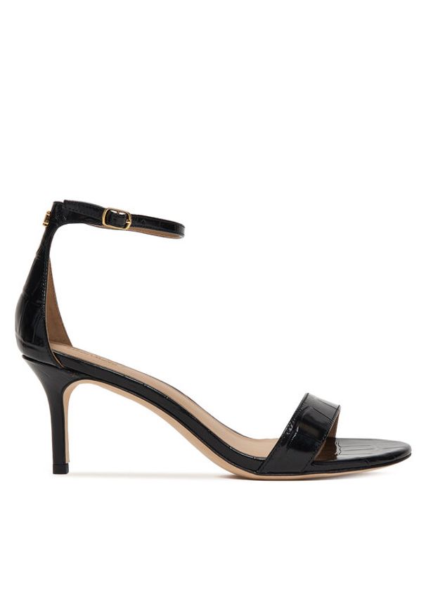 Lauren Ralph Lauren - LAUREN RALPH LAUREN Sandały 802P04399002 Czarny. Kolor: czarny. Materiał: skóra