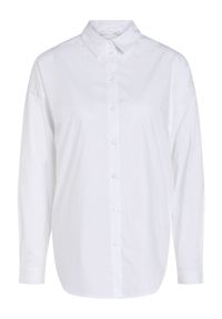 Klasyczna biała koszula Oui. Kolor: biały. Materiał: bawełna. Długość: krótkie. Styl: klasyczny #1