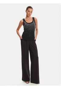 Rinascimento Top CFC0124040003 Czarny Regular Fit. Kolor: czarny. Materiał: bawełna #4