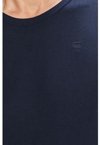 G-Star RAW - G-Star Raw t-shirt bawełniany (2-pack) D07205.124 kolor granatowy. Kolor: niebieski. Materiał: bawełna. Wzór: gładki #5