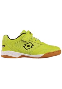 LOTTO - Buty dla dzieci Lotto Whizzer K. Kolor: zielony, czarny, żółty, wielokolorowy. Materiał: syntetyk, materiał