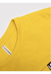 COCCODRILLO - Coccodrillo Sukienka codzienna WC2129201EVG Żółty Regular Fit. Okazja: na co dzień. Kolor: żółty. Materiał: bawełna. Typ sukienki: proste. Styl: casual