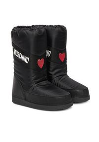 Love Moschino - LOVE MOSCHINO Śniegowce JA24032G1NISA000 Czarny. Kolor: czarny. Materiał: materiał #5