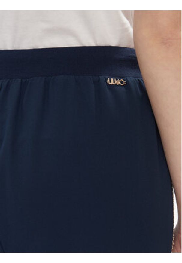 Liu Jo Sport Spodnie materiałowe TA4088 TS423 Granatowy Regular Fit. Kolor: niebieski. Materiał: syntetyk. Styl: sportowy