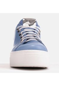 Marco Shoes Lekkie sneakersy na grubej podeszwie niebieskie srebrny. Kolor: niebieski, wielokolorowy, srebrny #5