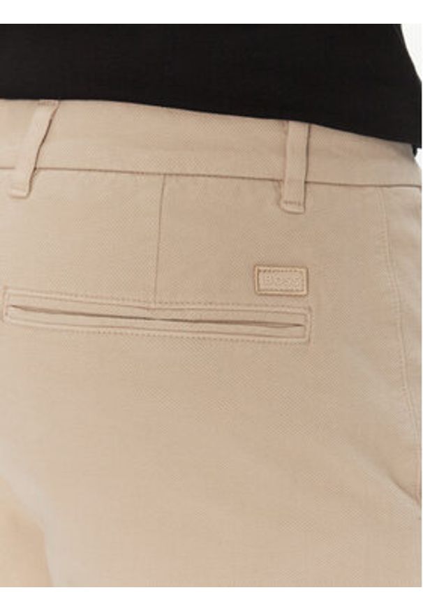 BOSS Szorty materiałowe H-Slice-Shorts1 50543951 Beżowy Slim Fit. Kolor: beżowy. Materiał: bawełna