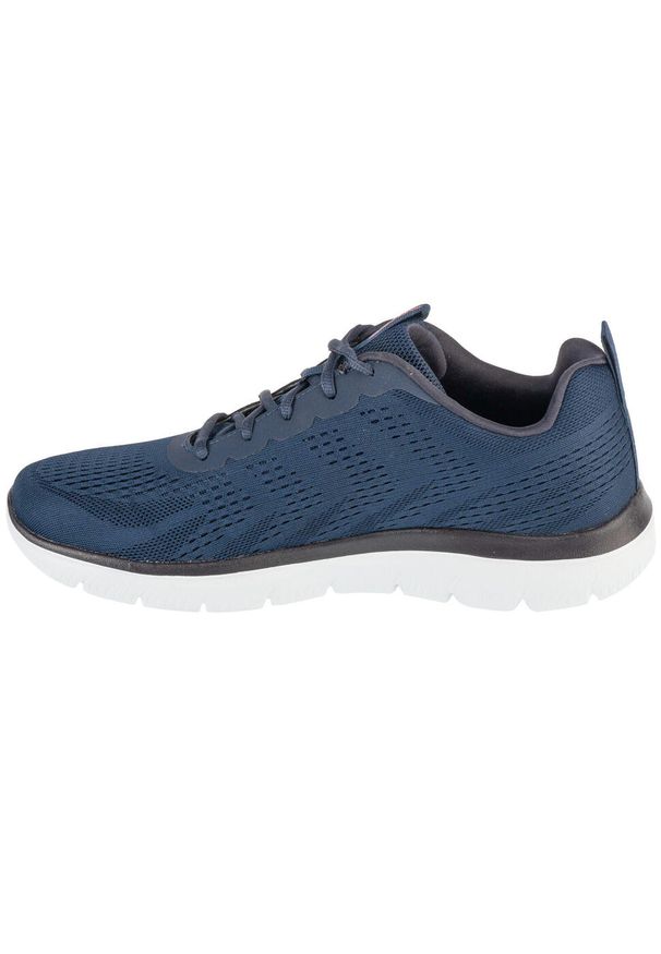 skechers - Buty sportowe Sneakersy męskie, Summits-Torre. Kolor: niebieski. Sport: turystyka piesza