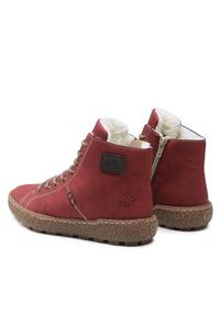 Rieker Botki N1022-33 Czerwony. Kolor: czerwony #5