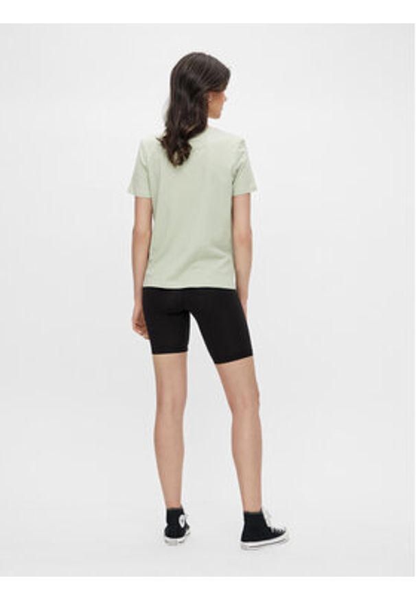 Pieces Kolarki Kiki 17101084 Czarny Slim Fit. Kolor: czarny. Materiał: bawełna