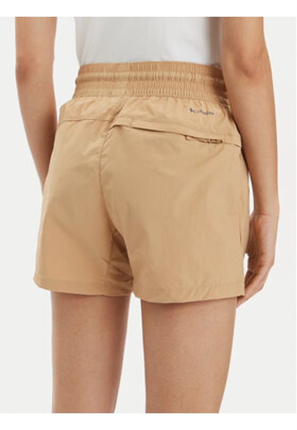 columbia - Columbia Szorty sportowe Boundless Trek™ Active Short 2073124 Beżowy Regular Fit. Kolor: beżowy. Materiał: syntetyk
