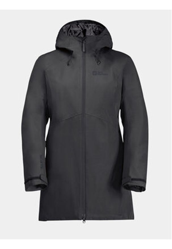 Jack Wolfskin Kurtka zimowa Heidelstein Ins Jkt 1115681 Czarny Regular Fit. Kolor: czarny. Materiał: syntetyk. Sezon: zima