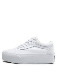 Vans Tenisówki Old Skool Stacked VN0A7Q5MW001 Biały. Kolor: biały. Materiał: materiał #4