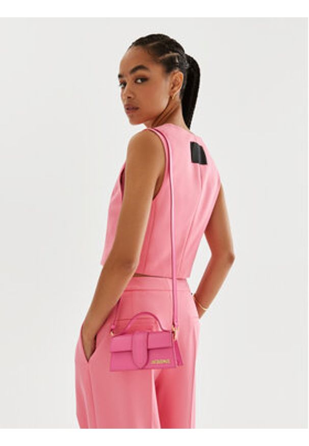 JACQUEMUS Torebka Le Bambino 213BA006-3060 Różowy. Kolor: różowy. Materiał: skórzane