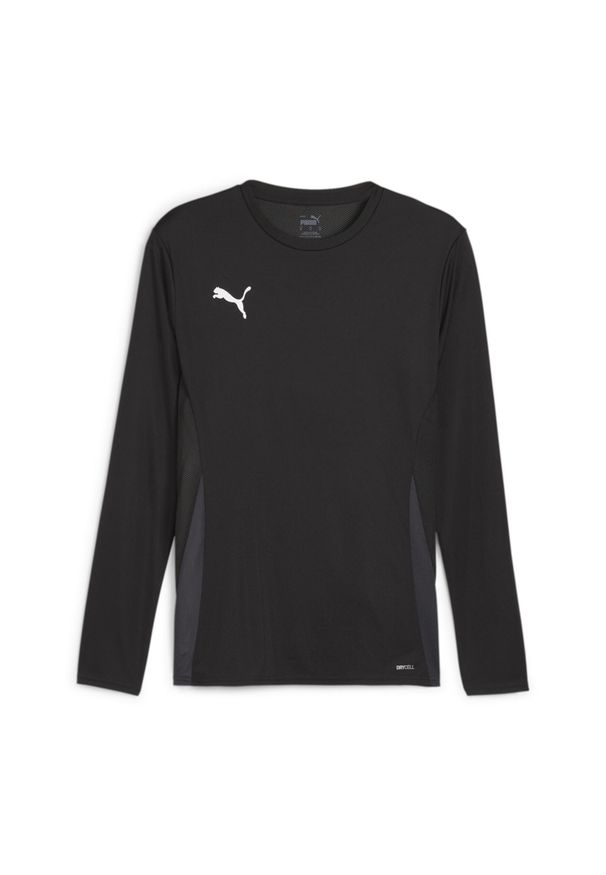 Dżersej z długim rękawem Puma TeamGoal. Kolor: czarny. Materiał: jersey. Długość rękawa: długi rękaw. Długość: długie