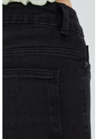 Noisy may - Noisy May jeansy damskie medium waist. Kolor: czarny #2