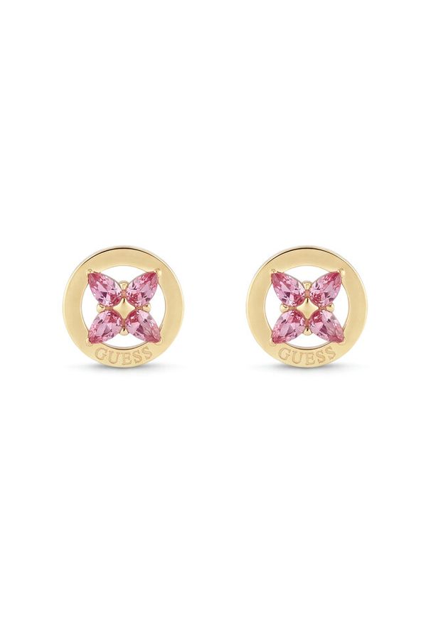 Kolczyki Guess. Materiał: złote. Kolor: złoty