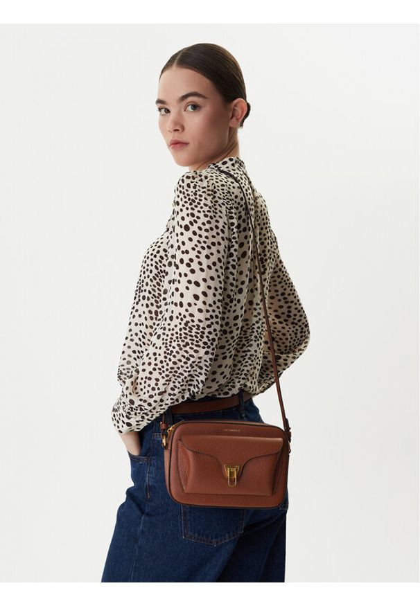 Coccinelle Torebka MF6 Coccinelle Beat Soft E1 MF6 15 02 01 Brązowy. Kolor: brązowy. Materiał: skórzane