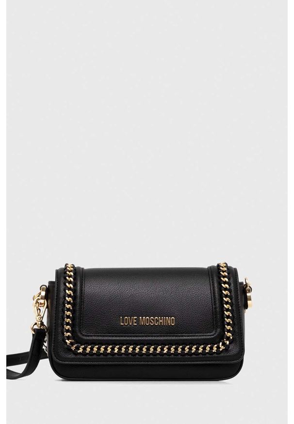 Love Moschino torebka kolor czarny. Kolor: czarny