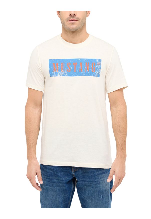 Męski T-Shirt Mustang Style Austin Whisper White 1016274 2013