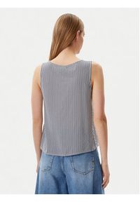 Vero Moda Top Bumpy 10325830 Granatowy Standard Fit. Kolor: niebieski. Materiał: wiskoza