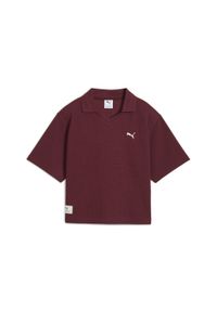 Puma - Damska koszulka polo PUMA Class o luźnym kroju PUMA. Typ kołnierza: polo. Kolor: czerwony. Styl: sportowy #1