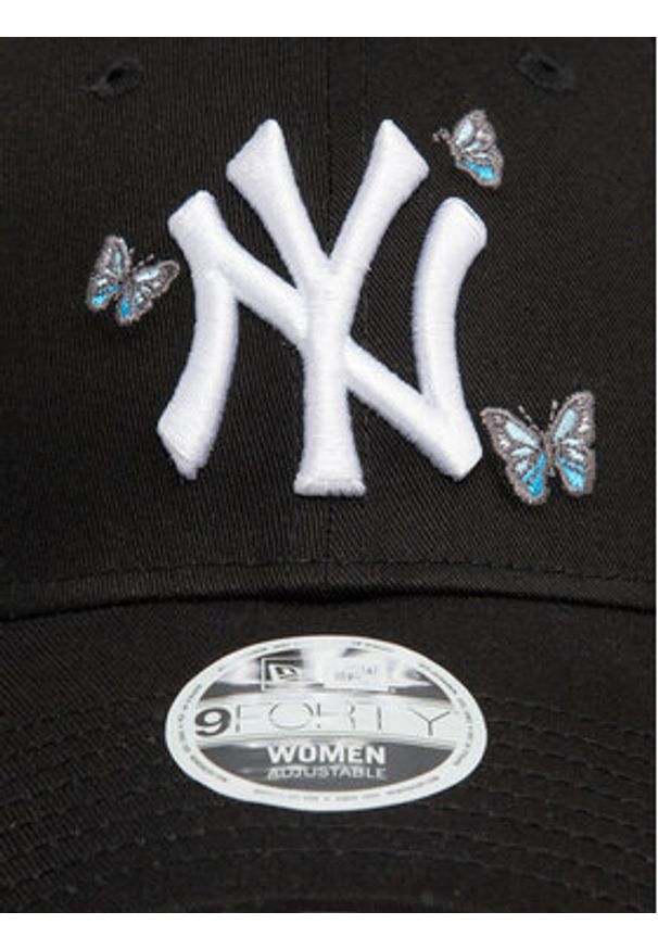 New Era Czapka z daszkiem Icon 9Forty New York Yankees 60595344 Czarny. Kolor: czarny. Materiał: materiał, bawełna