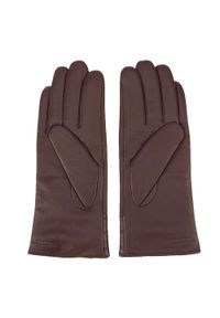 Wittchen - Damskie rękawiczki ze skóry z przeszyciem. Kolor: czerwony. Materiał: skóra. Styl: klasyczny, casual, elegancki #3