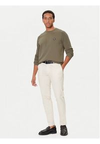 BOSS Sweter C-Illian 50543136 Beżowy Regular Fit. Kolor: beżowy. Materiał: bawełna