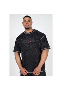 GORILLA WEAR - Saginaw Duże rozmiary Koszulka - Washed Czarny. Kolor: czarny. Sport: fitness #1