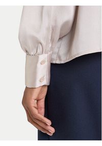 Vero Moda Bluzka Nini 10336252 Beżowy Standard Fit. Kolor: beżowy. Materiał: syntetyk