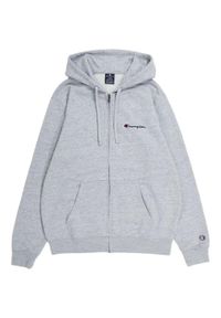Bluza męska Champion Full Zip Hoodie. Typ kołnierza: kaptur. Kolor: wielokolorowy, szary. Materiał: włókno, syntetyk, bawełna