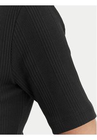 Calvin Klein T-Shirt Varigated LV044F211G Czarny Slim Fit. Kolor: czarny. Materiał: bawełna #4