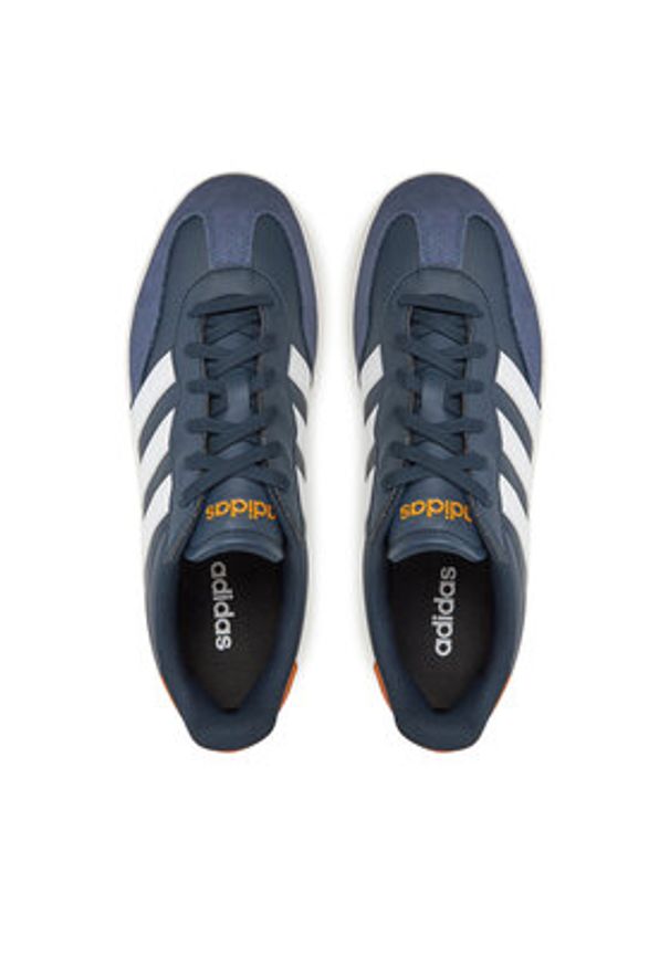 Adidas - adidas Sneakersy Barreda JI2310 Granatowy. Kolor: niebieski. Materiał: skóra