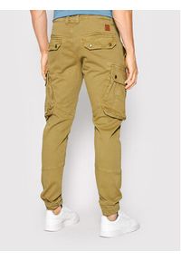 Alpha Industries Spodnie materiałowe Combat 126215 Zielony Slim Fit. Kolor: zielony. Materiał: bawełna